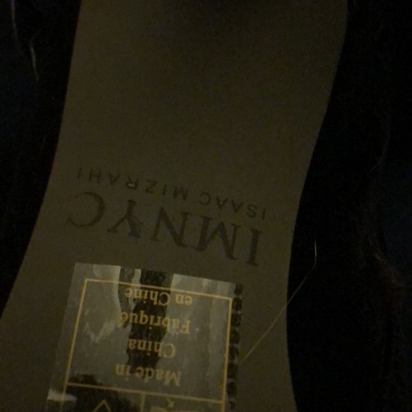 IAM NYC Isaac Mizrahi Black Floral Boots Size 8 - Picture 11 of 12